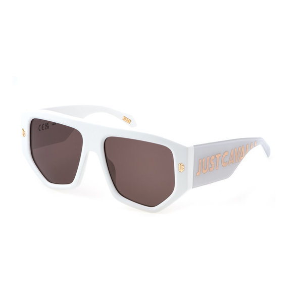 JUST CAVALLI SUN SJC097V Sunglasses WHITE-SNOW-0847 58mm